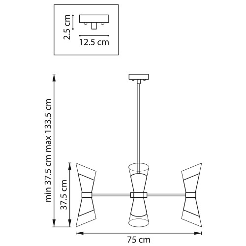 Люстра потолочная Strato 817122