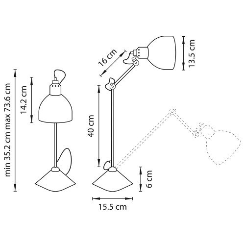 Настольная лампа Loft 865917