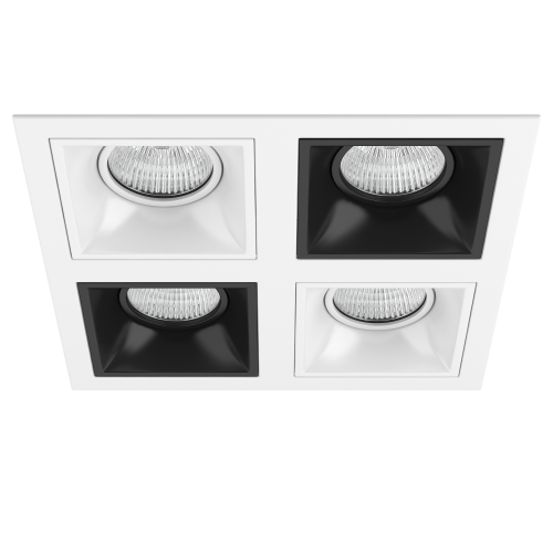 Комплект из светильников и рамки DOMINO Domino D54606070607