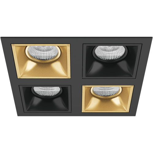 Комплект из светильников и рамки DOMINO Domino D54703070307