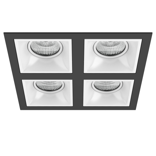 Комплект из светильников и рамки DOMINO Domino D54706060606