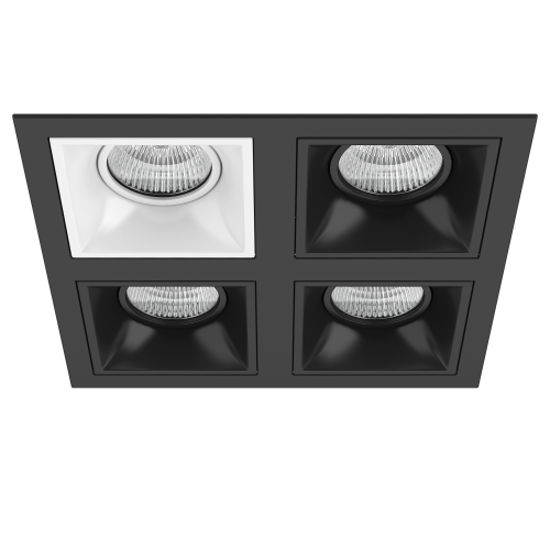 Комплект из светильников и рамки DOMINO Domino D54706070707