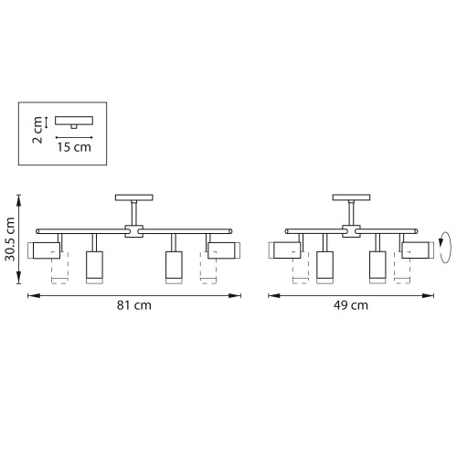 Люстра потолочная Rullo LR7283743640