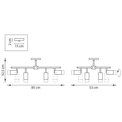 Люстра потолочная Rullo LR7283743641