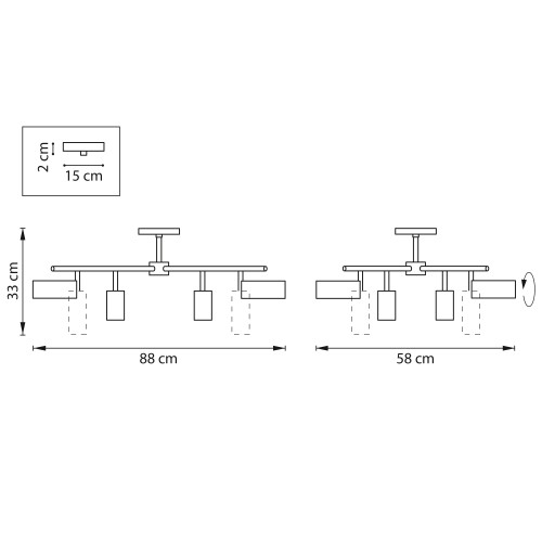 Люстра потолочная Rullo LR728374874