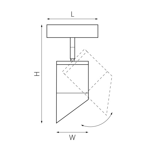 Комплект со светильником Rullo для трека PRO Rullo PRO348686