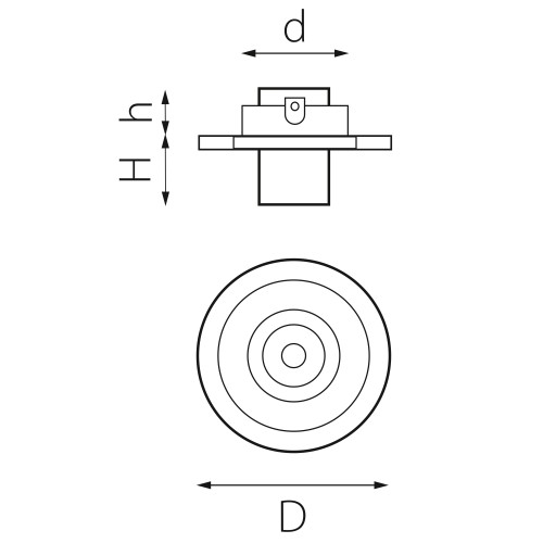 Комплект из светильника и рамки Intero Intero TUBO i617174