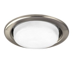 Светильник точечный встраиваемый декоративный под заменяемые КЛЛ или LED лампы Tensio 212115