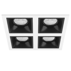 Комплект из светильников и рамки DOMINO Domino D54607070707