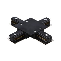 Соединитель X-образный однофазный для встраиваемых треков Barra 501147