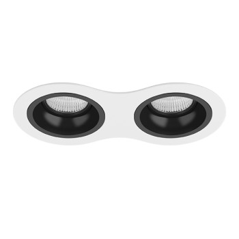 Комплект из светильников и рамки DOMINO Domino D6260707